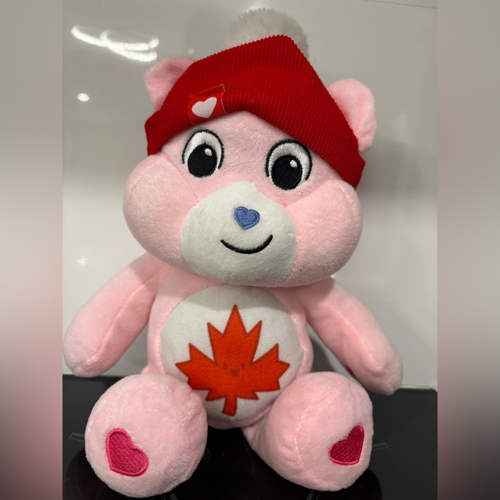 Care Bears Pink Plush with Blue Heart Badge